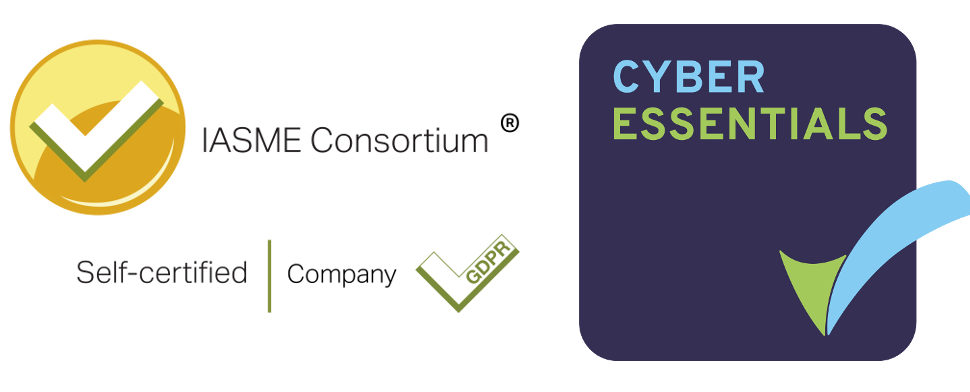 IASME & Cyber essentials logos