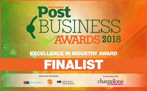 Nottingham Post Awards 2018 Finalist logo