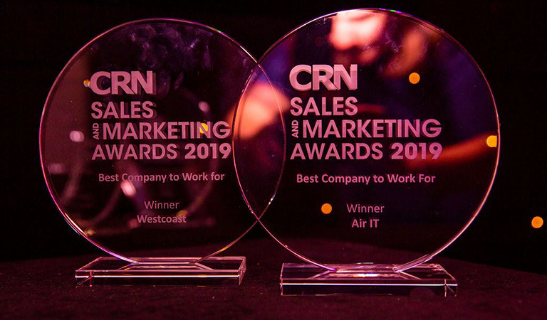 CRN Sales and Marketing Awards 2019 Trophies - Air IT
