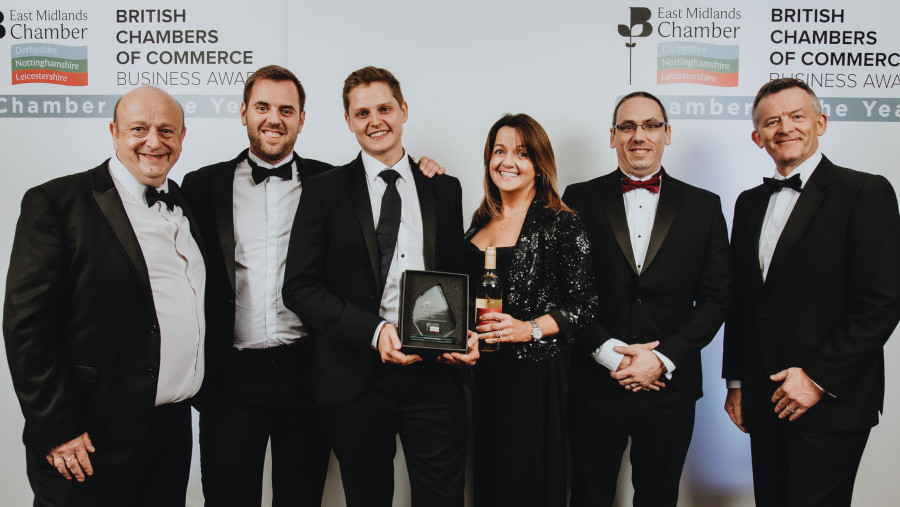 Air IT accepting the Excellence in Customer Service Award