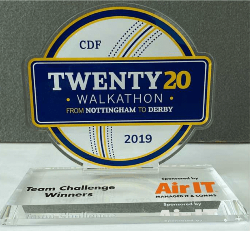2019 Walkathon trophy