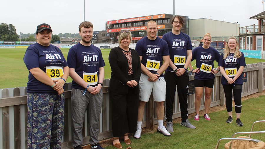 Air IT Walkathon team
