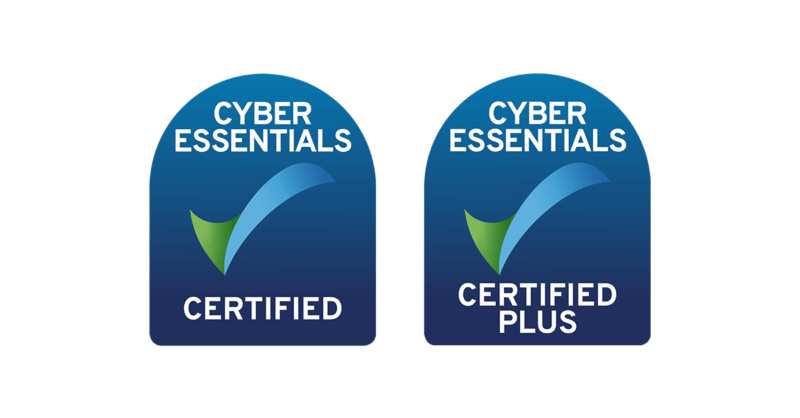 Cyber essentials and cyber essentials plus certification logos