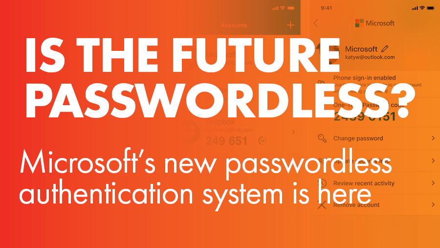 Microsoft passwordless login