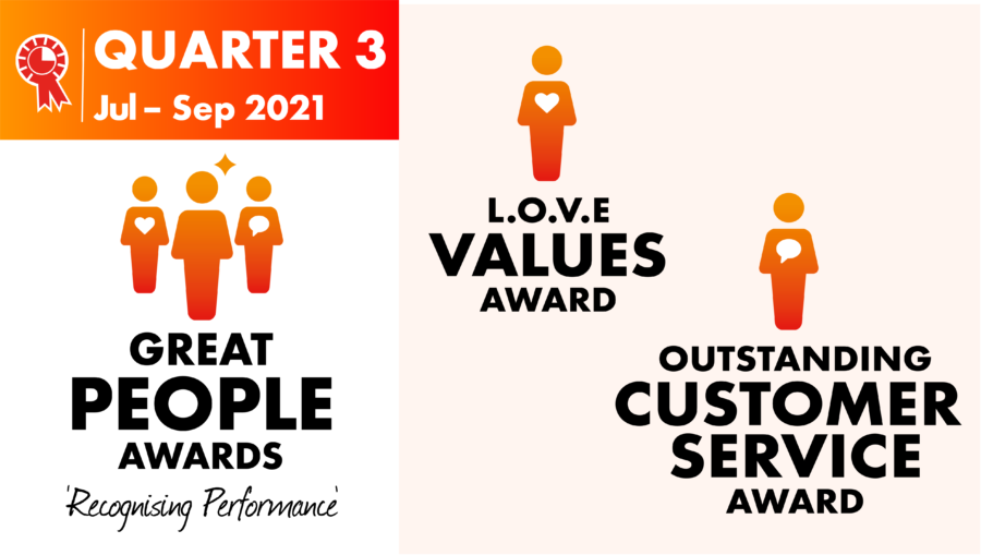 Great People Awards Q3 2021