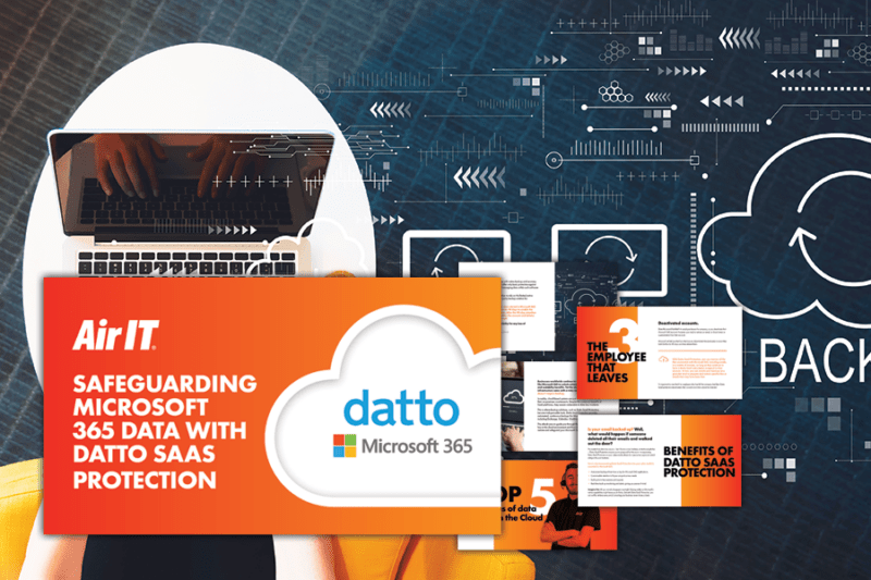 microsoft datto backup ebook with a free download cta