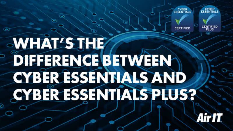 Difference between Cyber Essentials and Cyber Essentials Plus