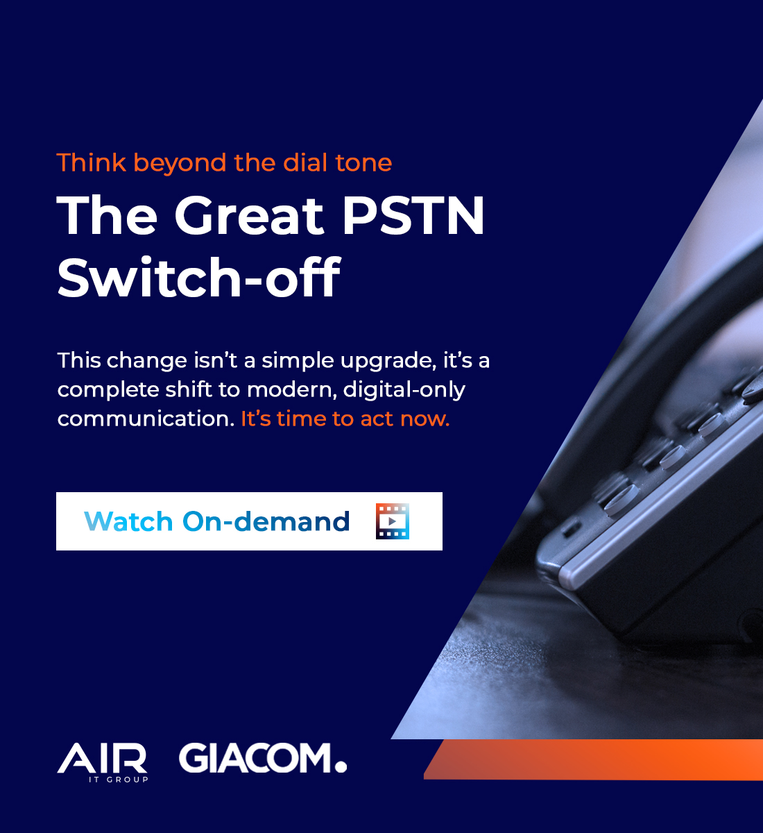 The Great PSTN switch-off webinar